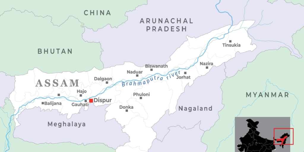 Brahmaputra River, India, China