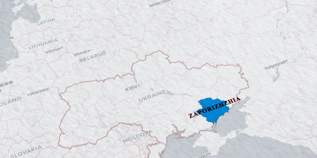 Zaporozhia, Ukraine, map