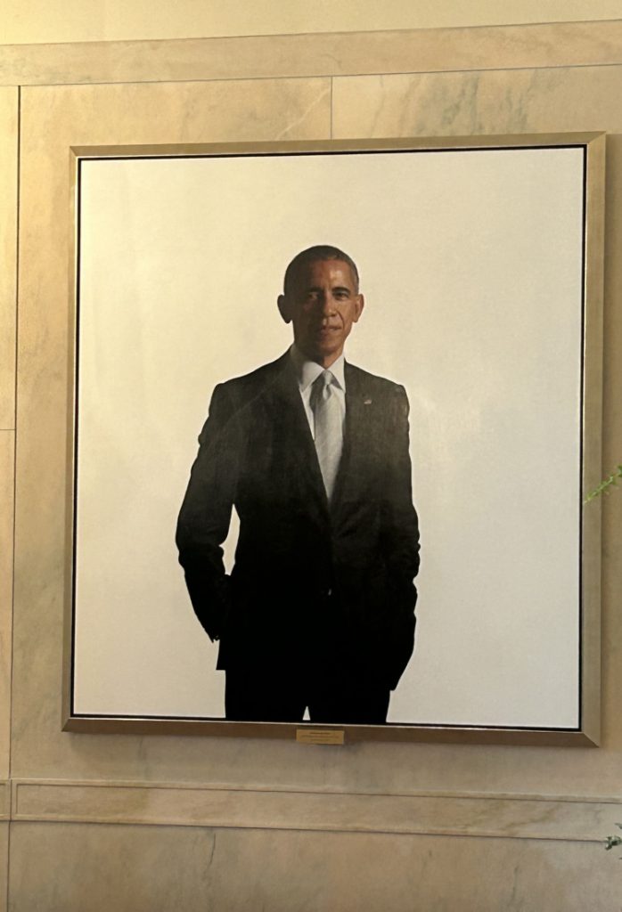 Obama porträtt Vita Huset
