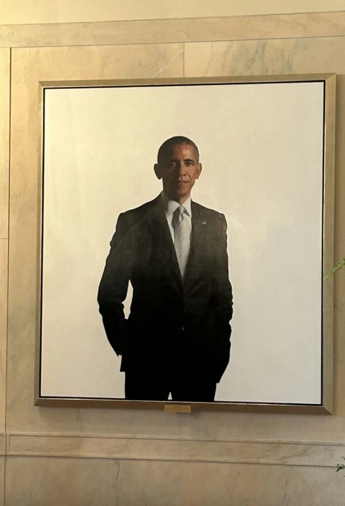 Obama porträtt Vita Huset