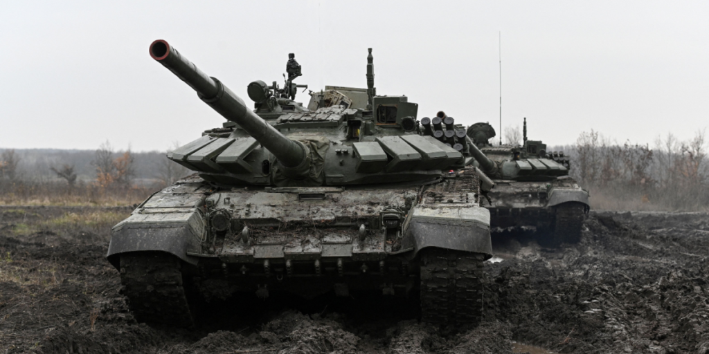 Russian tanks