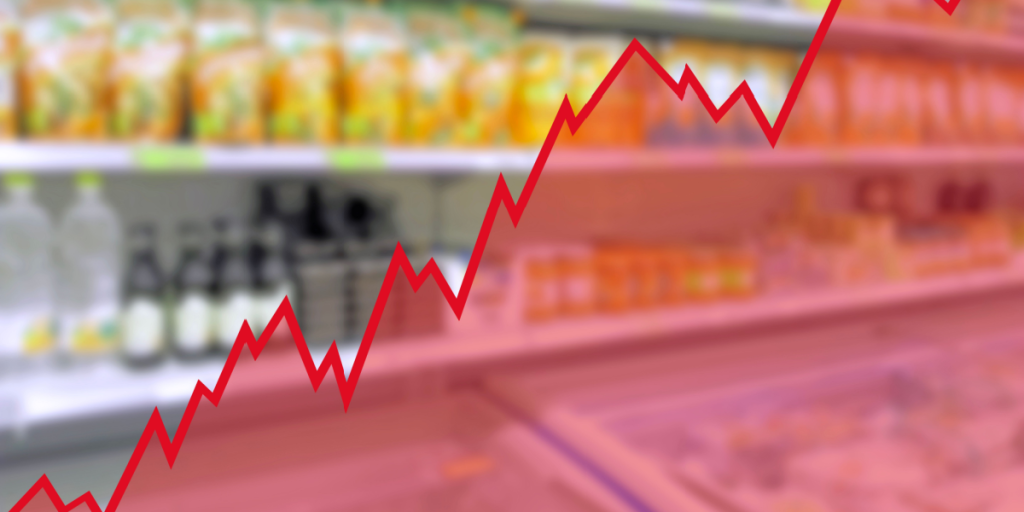Inflation, cost, rise, food, prices