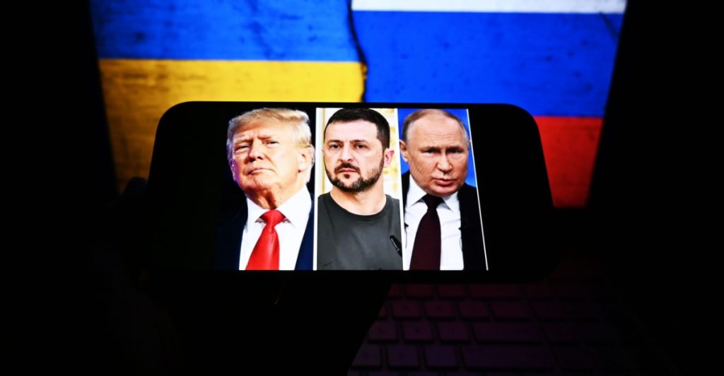 Vladimir Putin, Donald trump Volodymyr Zelenskyj, presidenter