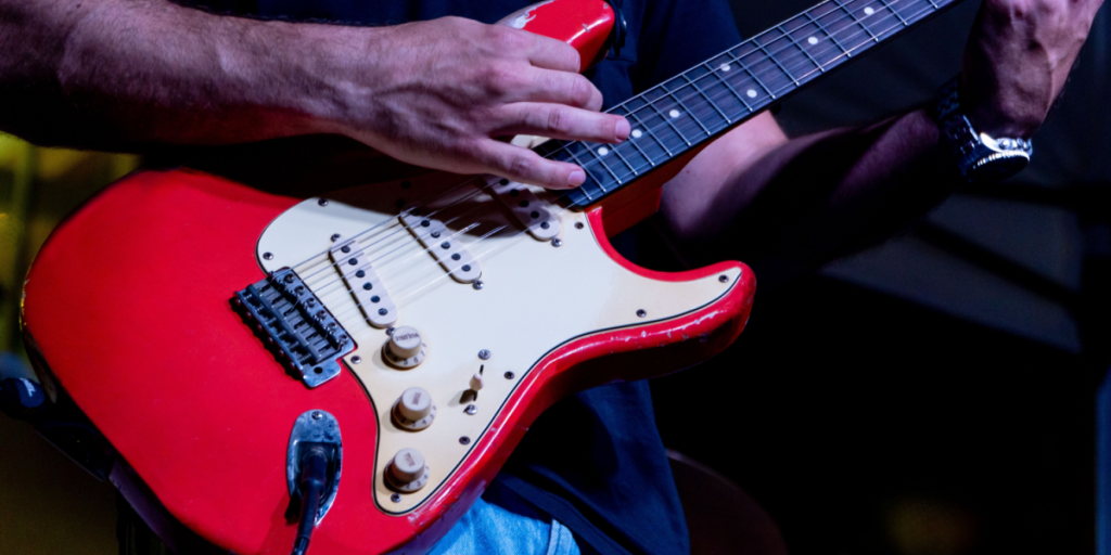 Man, rock, guitar, concert