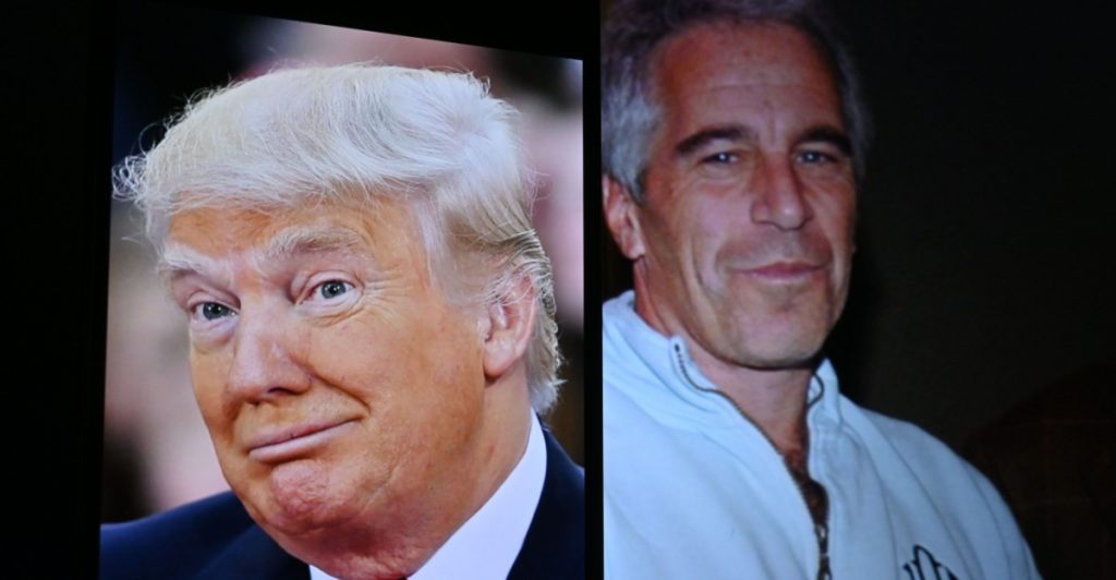 Donald Trump, Jeffrey Epstein.