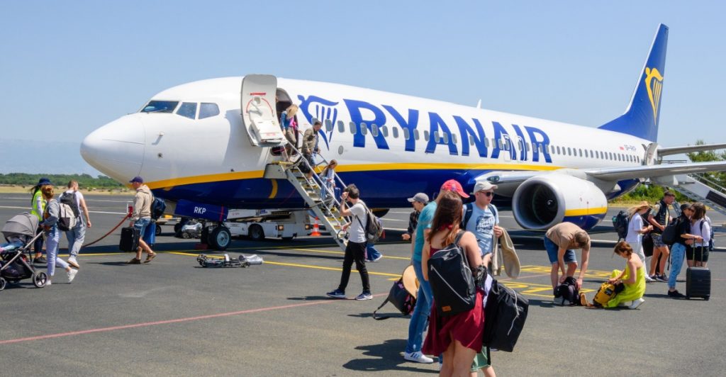 Ryanair, flyg