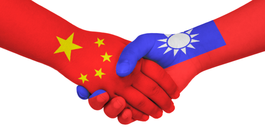 China, Taiwan, handshake