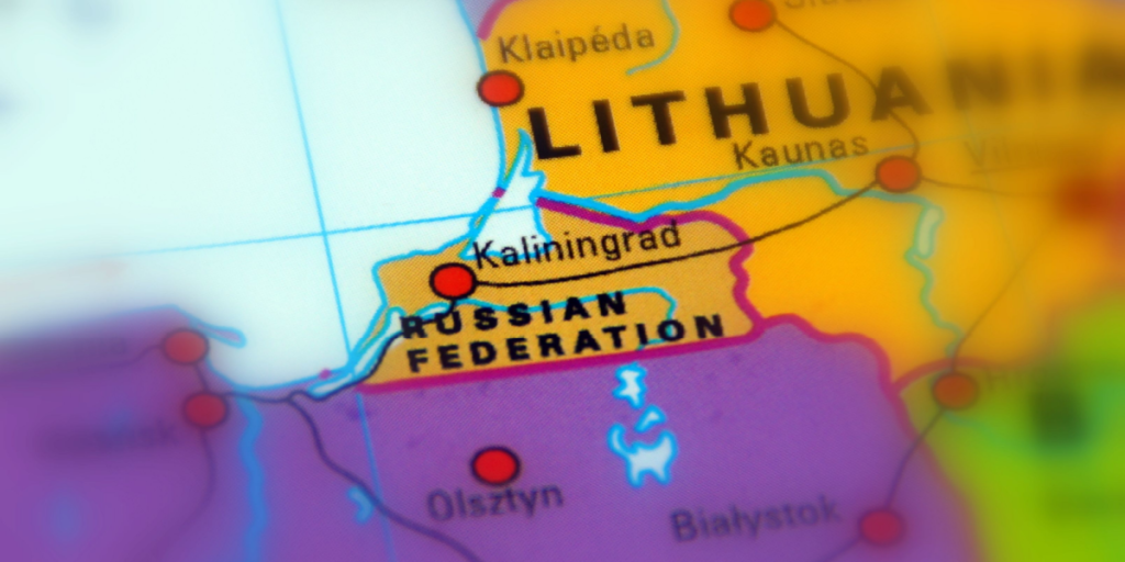 Kaliningrad, Russia, map