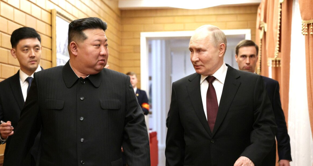 Kim Jong Un, Vladimir Putin