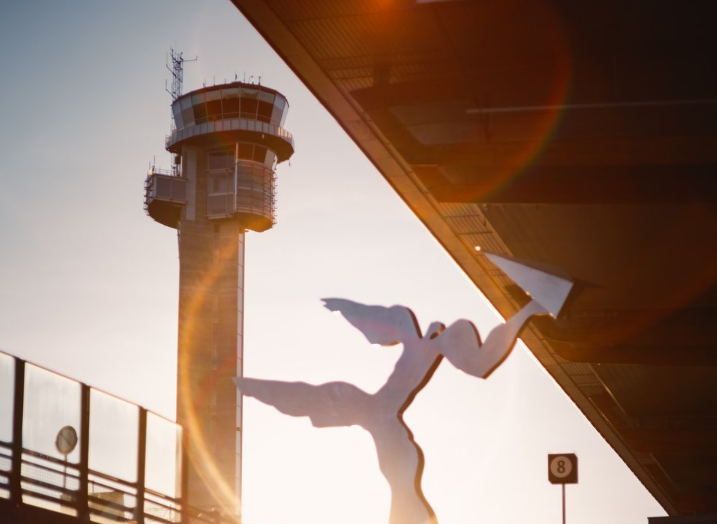 Flyplass, airport, lufthavn, Oslo lufthavn Gardermoen, flytårn