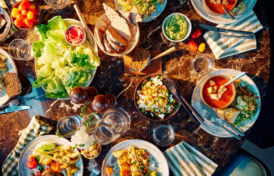 Hotelfrokost, brunch, hotel breakfast, salad, food, mat, mad, måltid, meal. Strawberry hotell