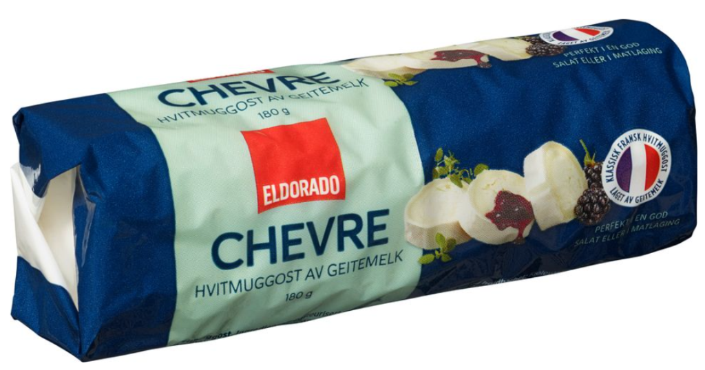 Eldorado, Norgesgruppen, ost, chevre, hvitmuggost, geiteost, gedeost, goat cheese, tilbakekalles