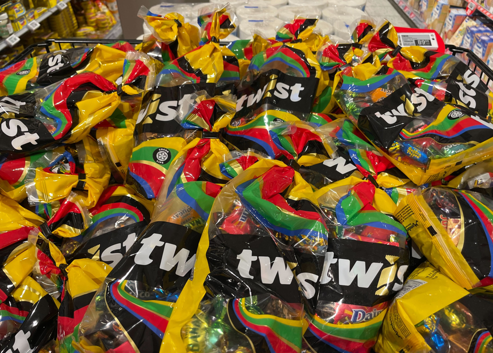 Twist sjokolade, chocolate, chokolade