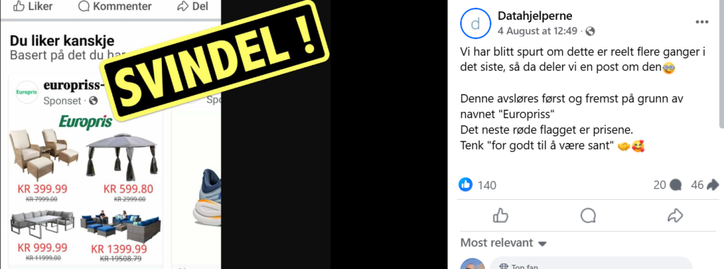 Europris svindel Datahjelperne
