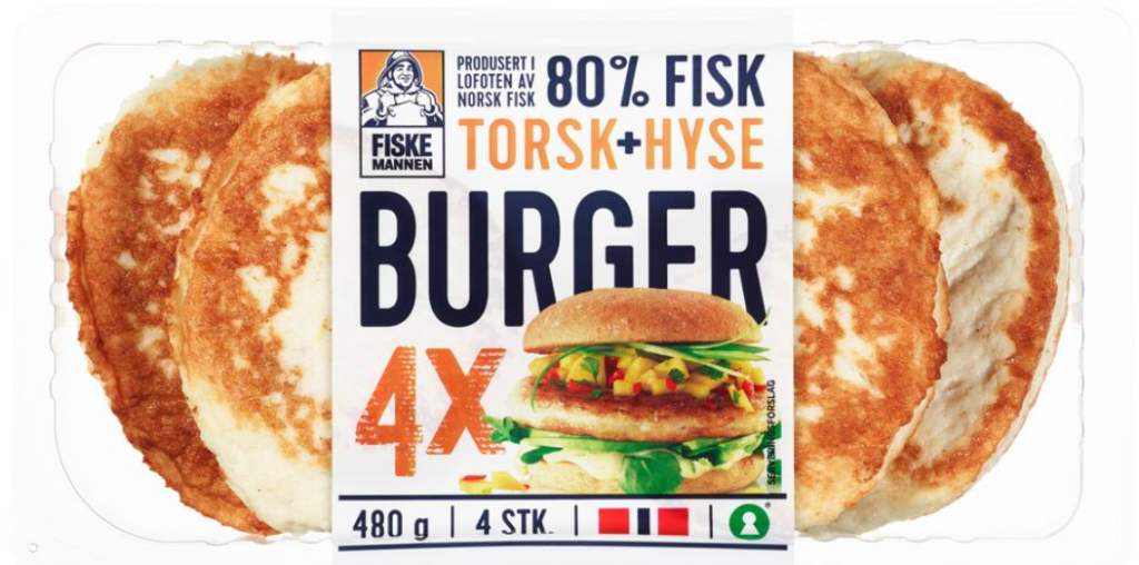 Fiskemannen Fiskeburger listeria tilbakekalles NorgesGruppen
