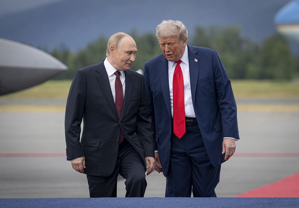 Donald Trump och Putin i Alaska 2025