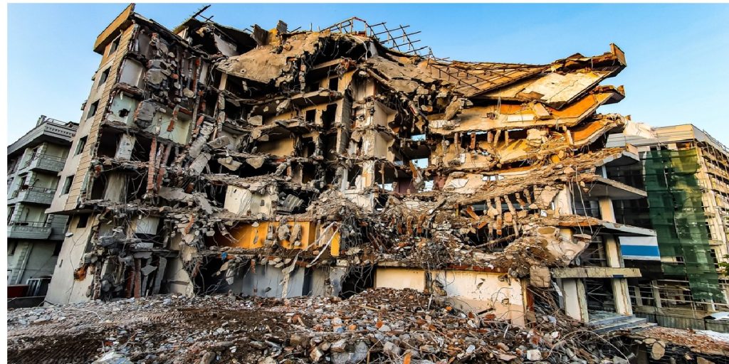 Turkey earthquake buildings destroyed