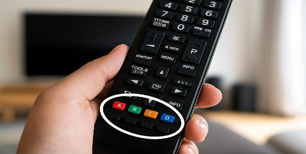 Tv-remote color buttons 1