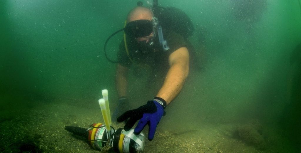 underwater mine