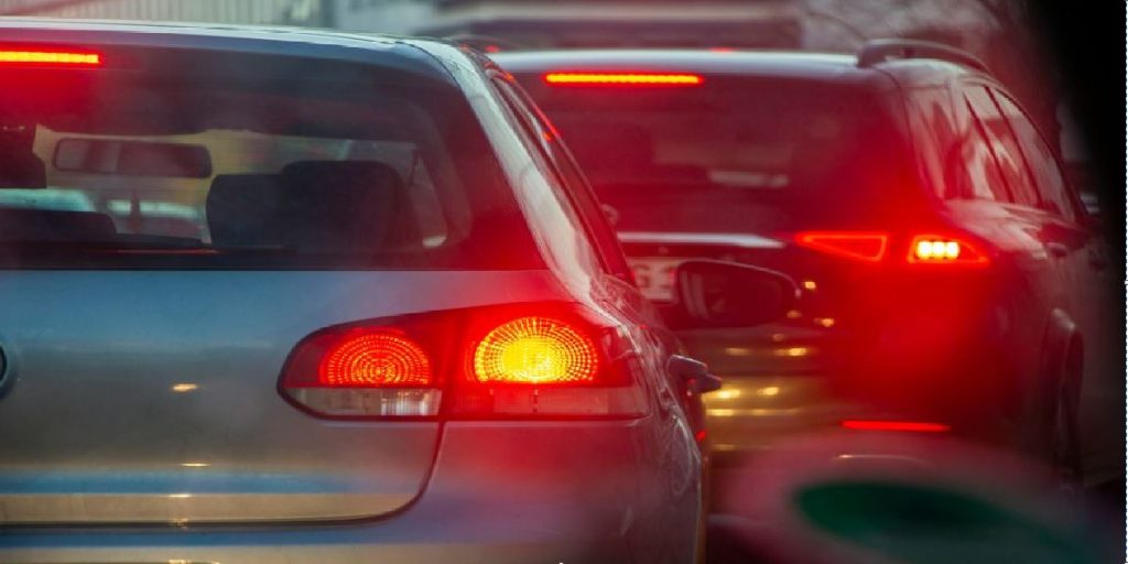 car traffic jam close