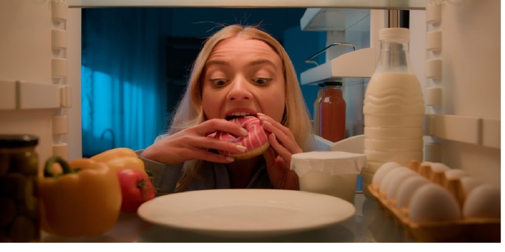 food fridge night donut