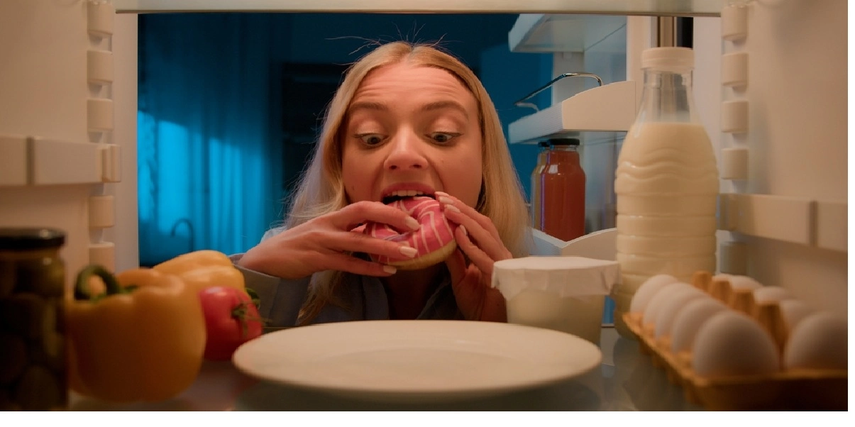 food fridge night donut