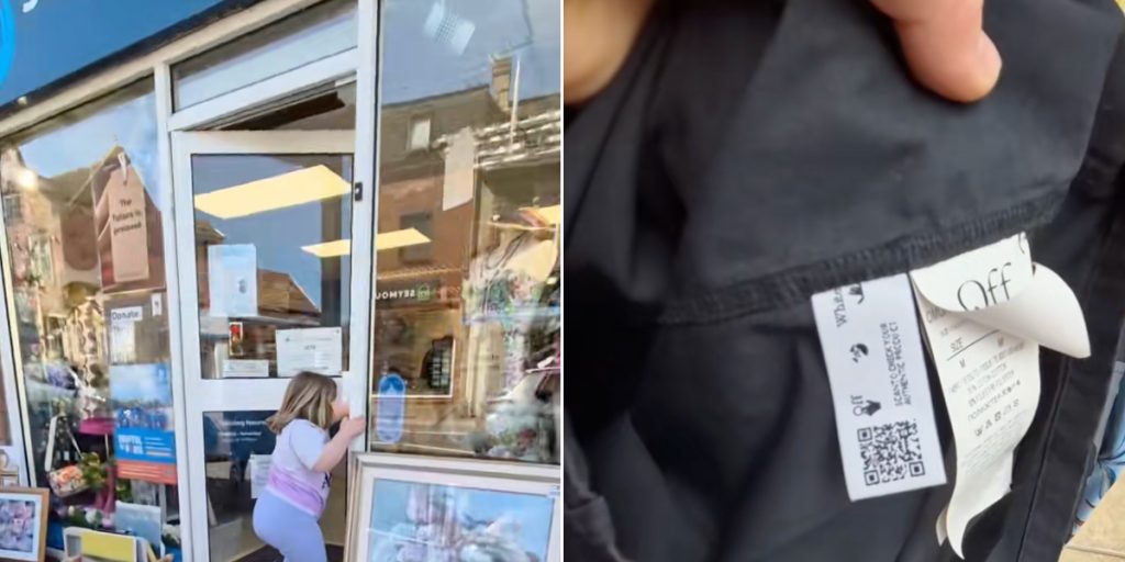 Mor træder ind i lokal genbrugsbutik: Så gør hun et fund, der chokerer hende