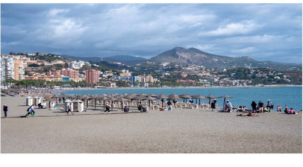 malaga beach spain