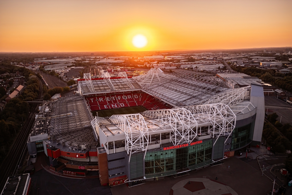 Manchester,,Uk,-,September,22,,2024:,Aerial,Drone,View,Of
