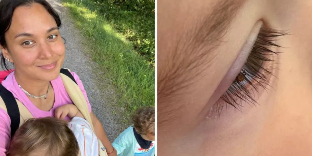 Mor tager selfie med sit barn i skoven: Først senere opdager hun, at der var 3 på billedet