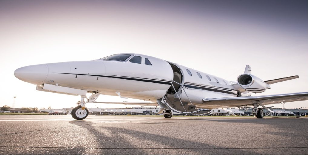 private jet flight