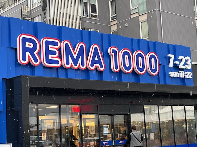 Rema 1000, matbutikk, dagligvarer, groceries, madbutik
