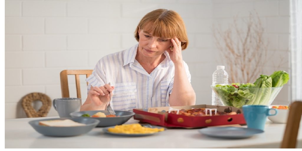 retired woman sitting alone