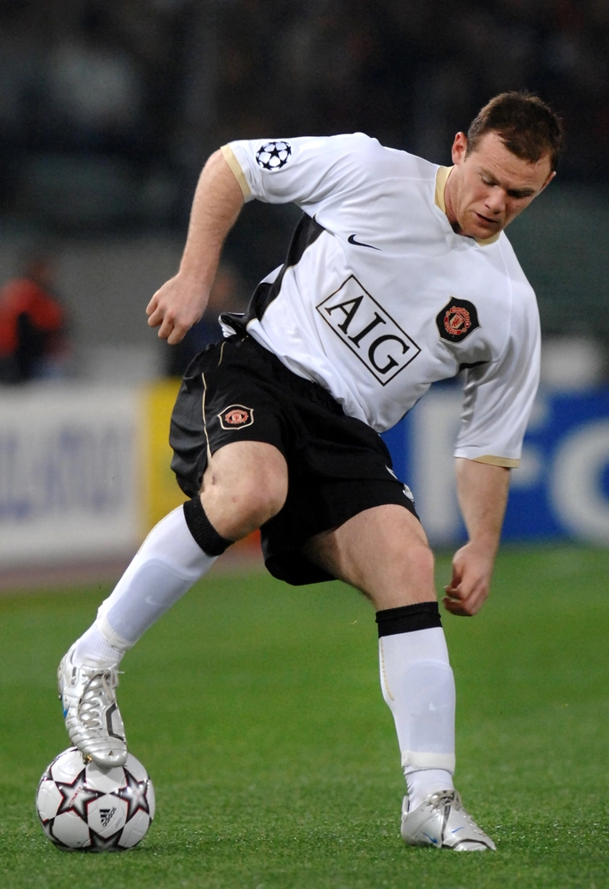 Rome-italy,,April,05,,2007:,Manchester,United,Soccer,Player,Wayne,Rooney