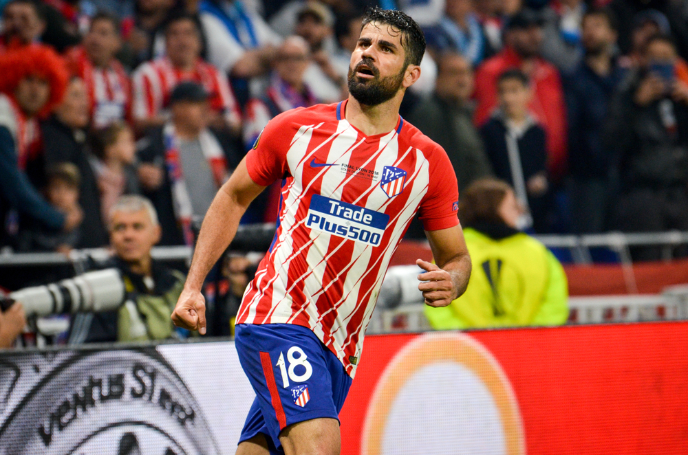 Lyon,,France,-,16,May,,2018:,Diego,Costa,During,The