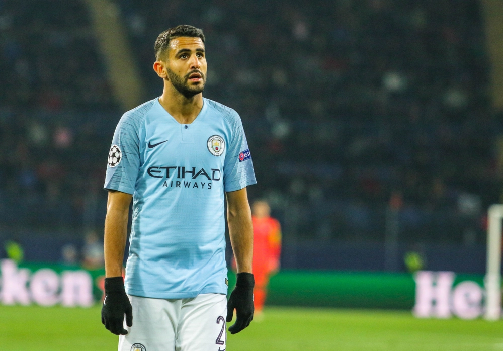 Kharkiv,,Ukraine,-,23,October,2018:,Professional,Footballer,Riyad,Mahrez