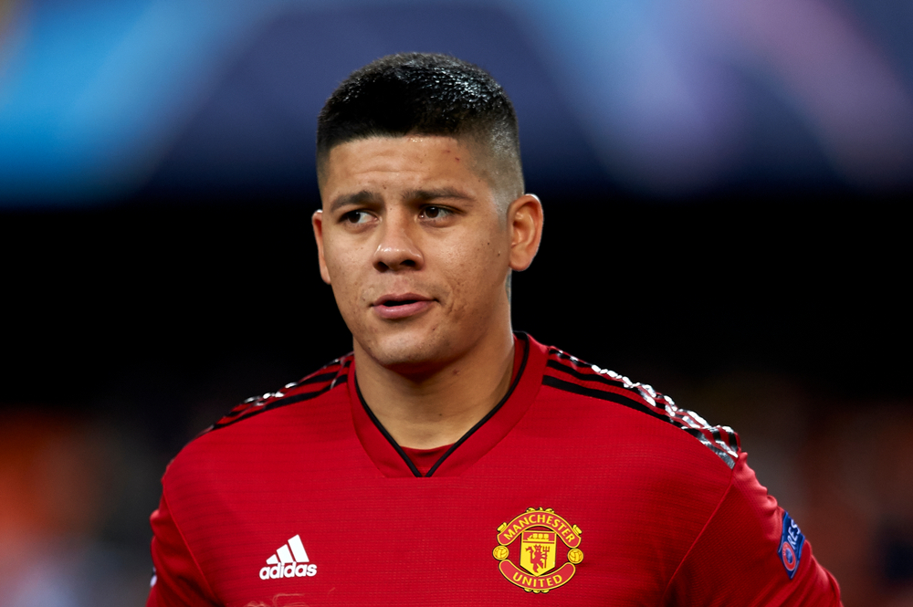 Marcos,Rojo,Of,Manchester,United,During,The,Match,Between,Valencia