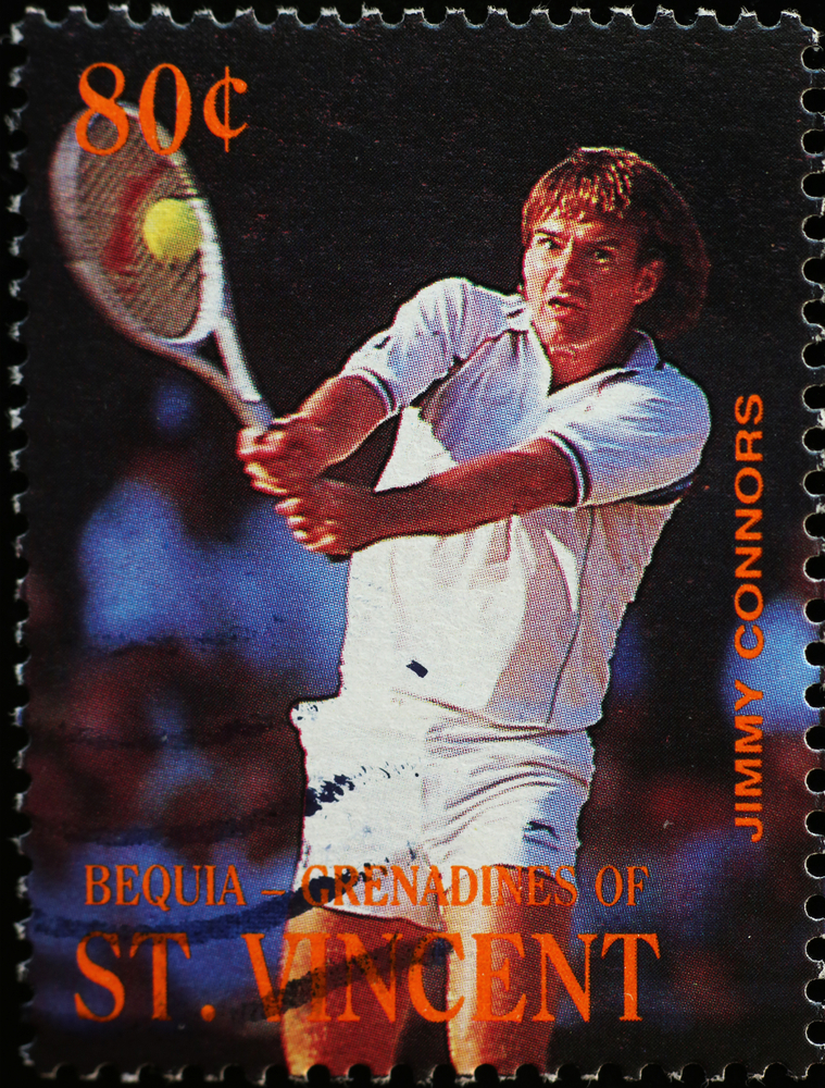 Milan,,Italy,,December,11,2018:,Tennis,Player,Jimmy,Connors