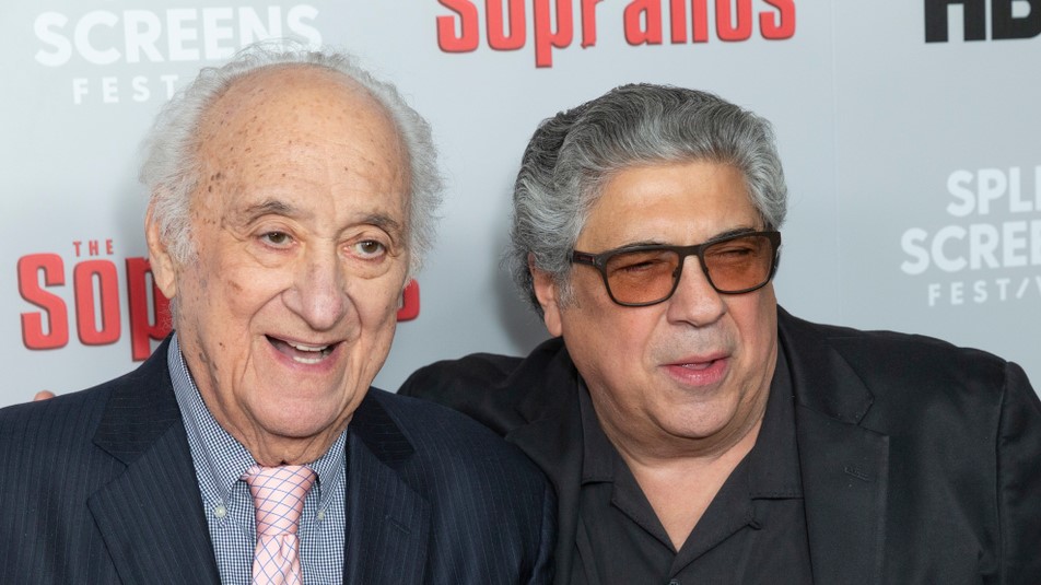 Jerry Adler and Vincent Pastore attend The Sopranos 20th Anniversary