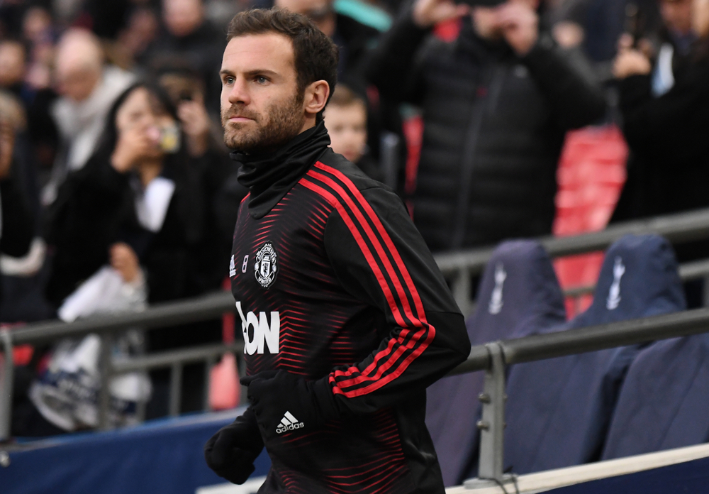London,,England,-,January,13,,2019:,Juan,Mata,Of,Manchester