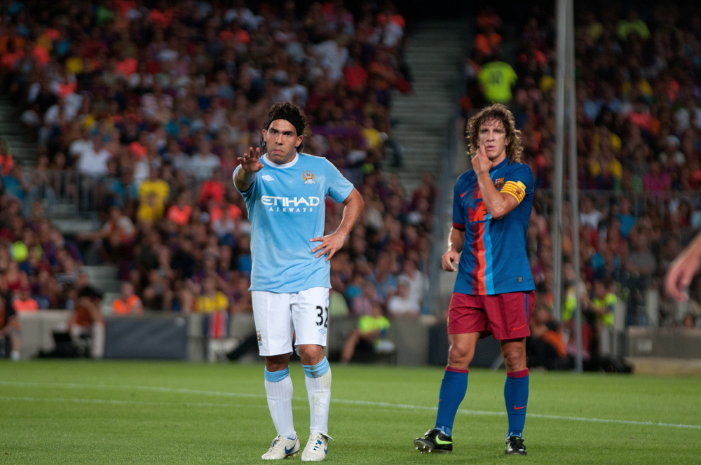 Barcelona,-,Aug,19:,Carlos,Tevez,,Manchester,City,Player,,Plays