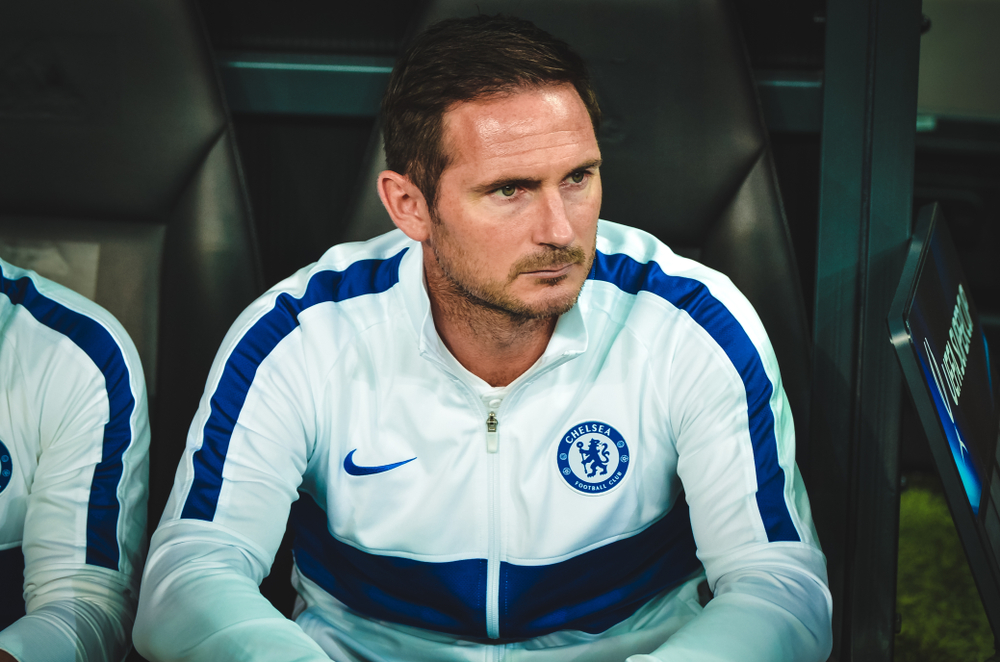 Istanbul,,Turkey,-,August,14,,2019:,Coach,Frank,Lampard,With