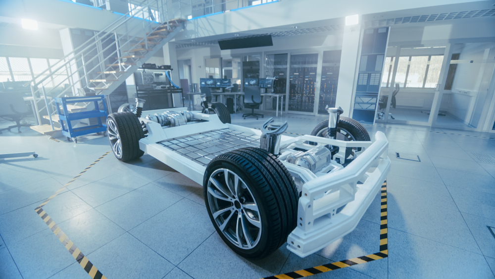 Concept,Of,Authentic,Electric,Car,Platform,EV,Battery