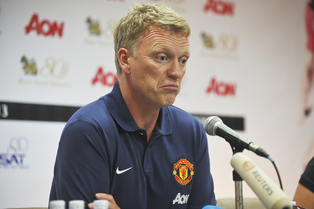 Bangkok,thailand-july12:,Manager,David,Moyes,Of,Manchester,United,Speaks,During,A