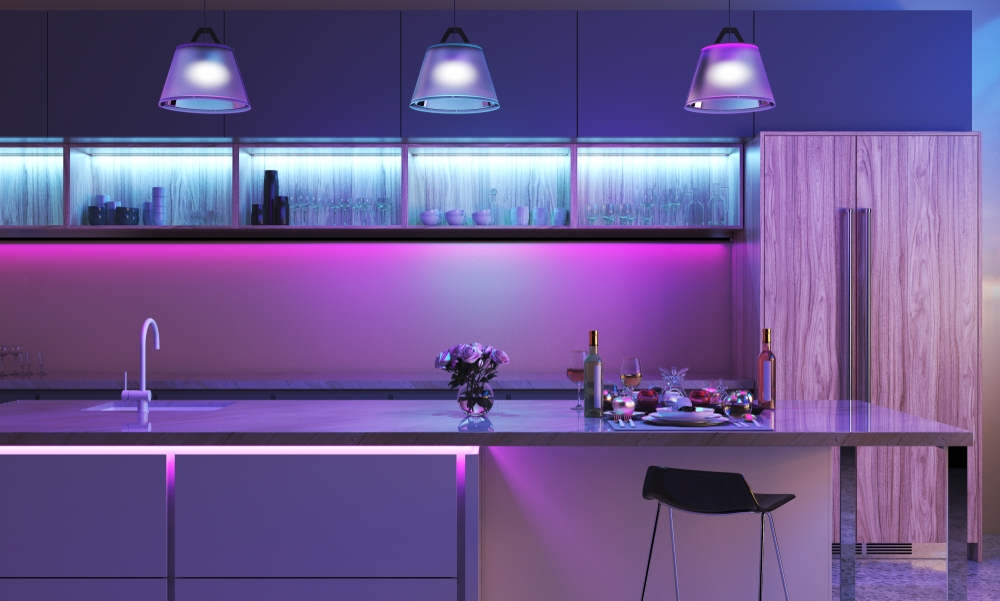 purple design interior lilla fiolett interiør lila violet kitchen køkken kjøkken