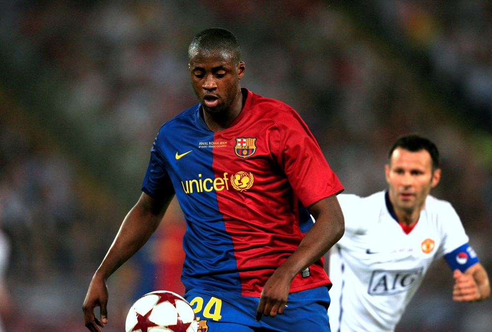 Rome,,Italy,-,May,27,,2009:,Yaya,Touré,In,Action