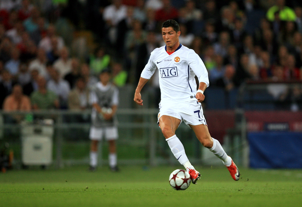Rome,,Italy,-,May,27,,2009:,Cristiano,Ronaldo,In,Action
