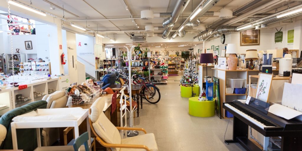 genbrugsbutik, vintage shop