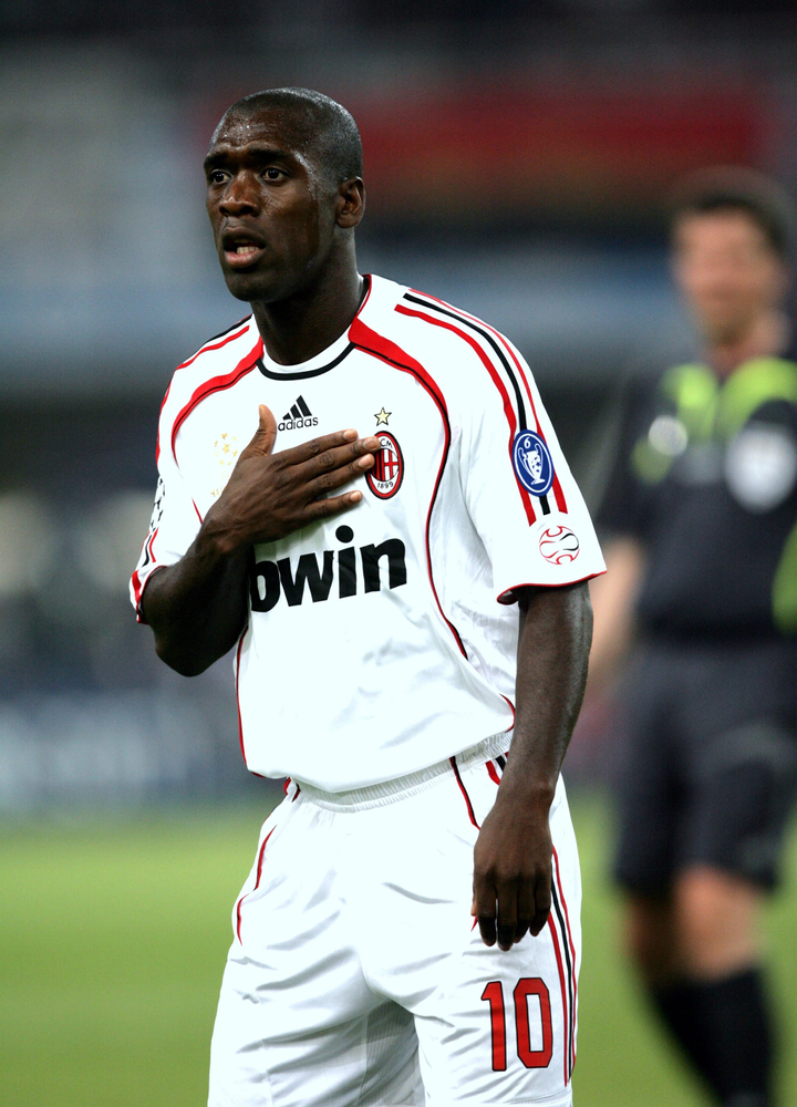 Athens,,Greece,-,May,23,,2007:,Clarence,Seedorf,Looks,On