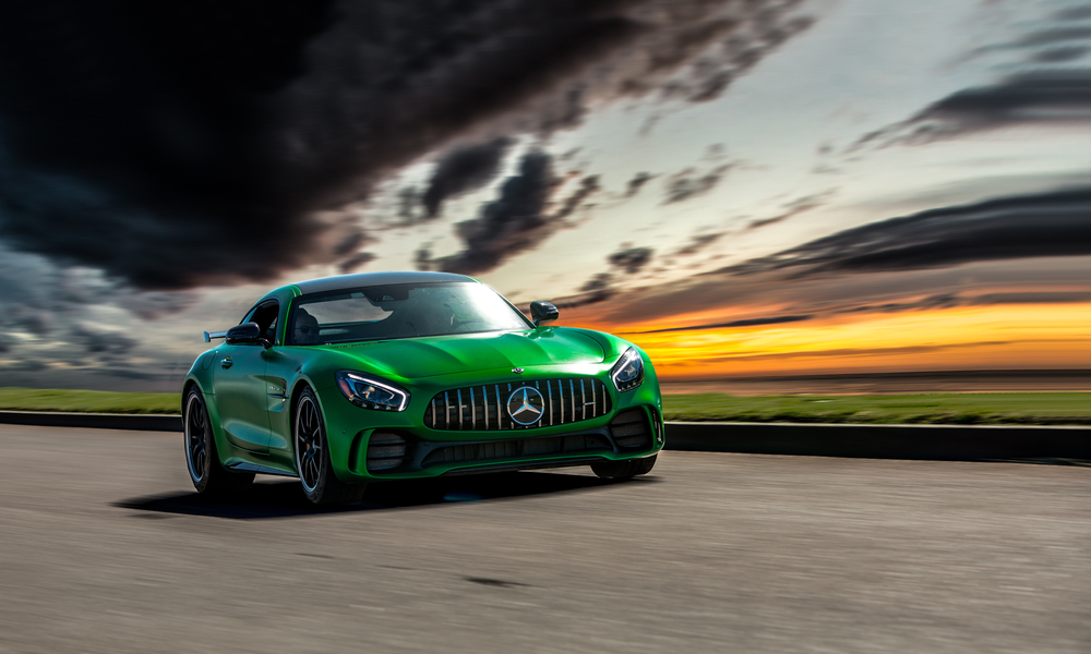 GREEN MERCEDES GTR Track Sport